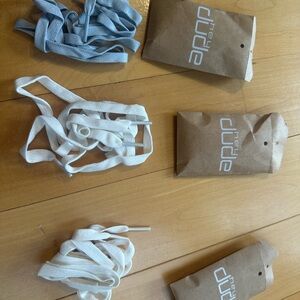 Hey Dude Blue and White Shoe Laces Set